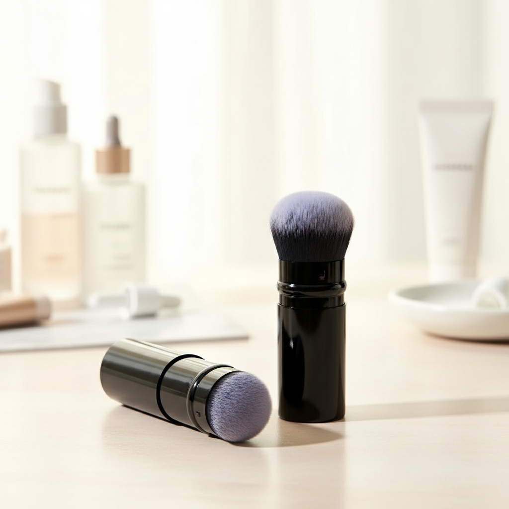 The Timeliss™ Retractable Kabuki Brush